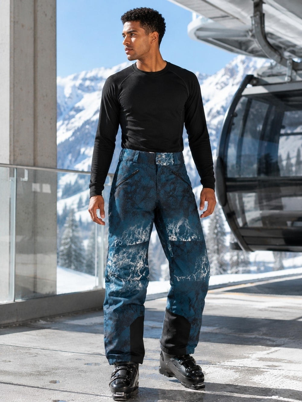 Rossignol Relax Ride Free Ski Pants M Ice Stone 20K PrimaLoft Freeride